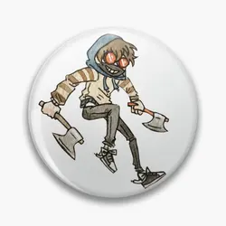 Ticci Toby Soft Button Pin Creative Clothes Jewelry Metal Brooch Lover Cartoon Decor Hat Badge Lapel Pin Funny Cute Collar Gift