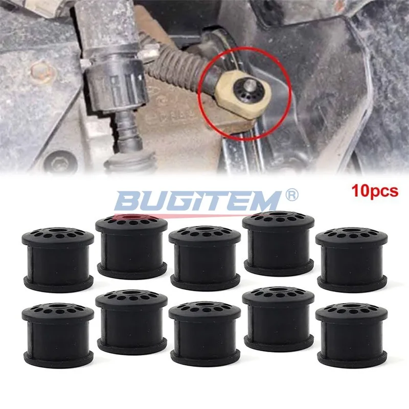 10PCS 5Speed Gearbox Cable Linkage Rubber Bushing 68001899AA For Renault Scenic Shift Lever Assembly Repair Kit Replacement