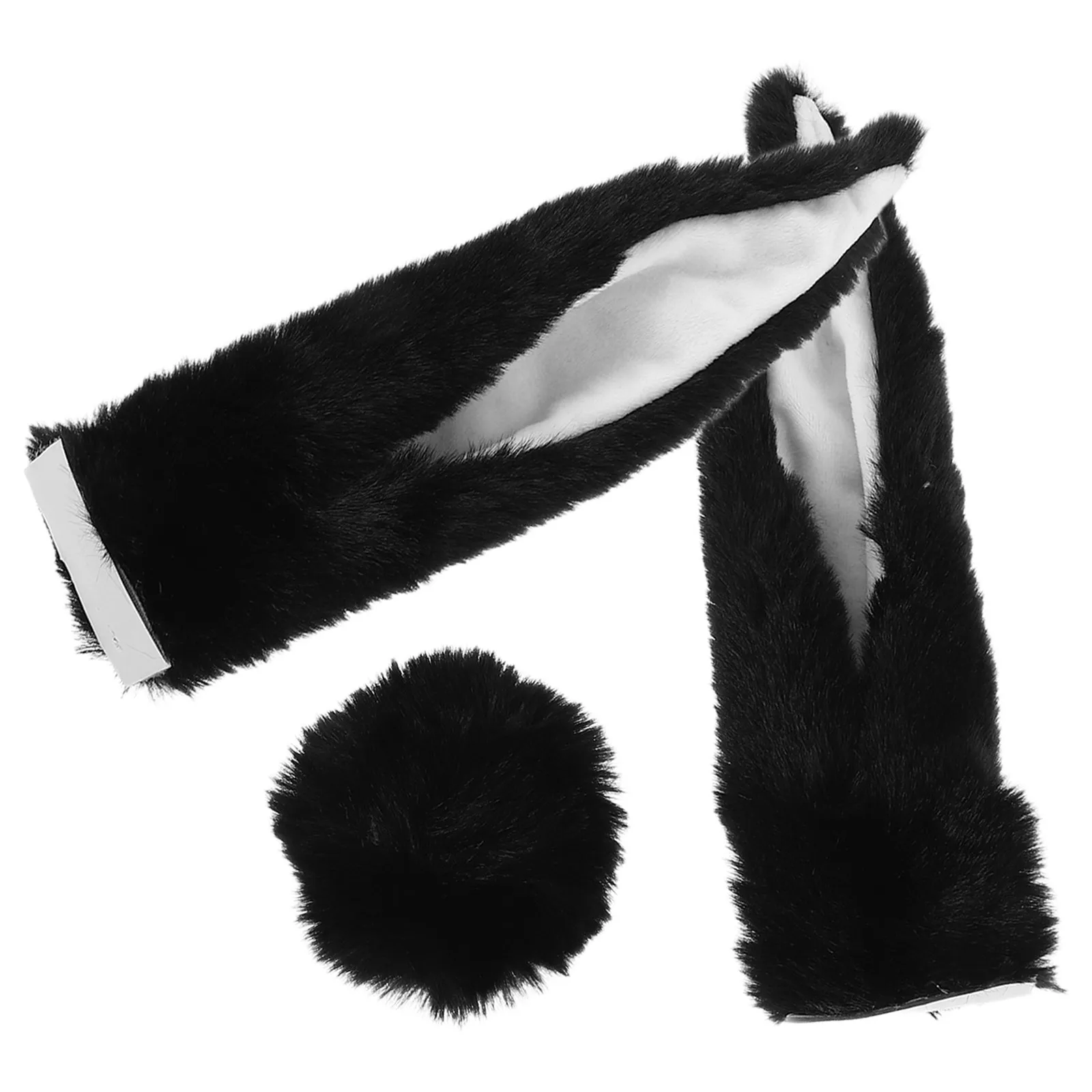 1Set Soft Lightweight Bunny Ears Cover for Motorcycle Electric Bike Scooter Ski Helmets Playful Comfortable Decor