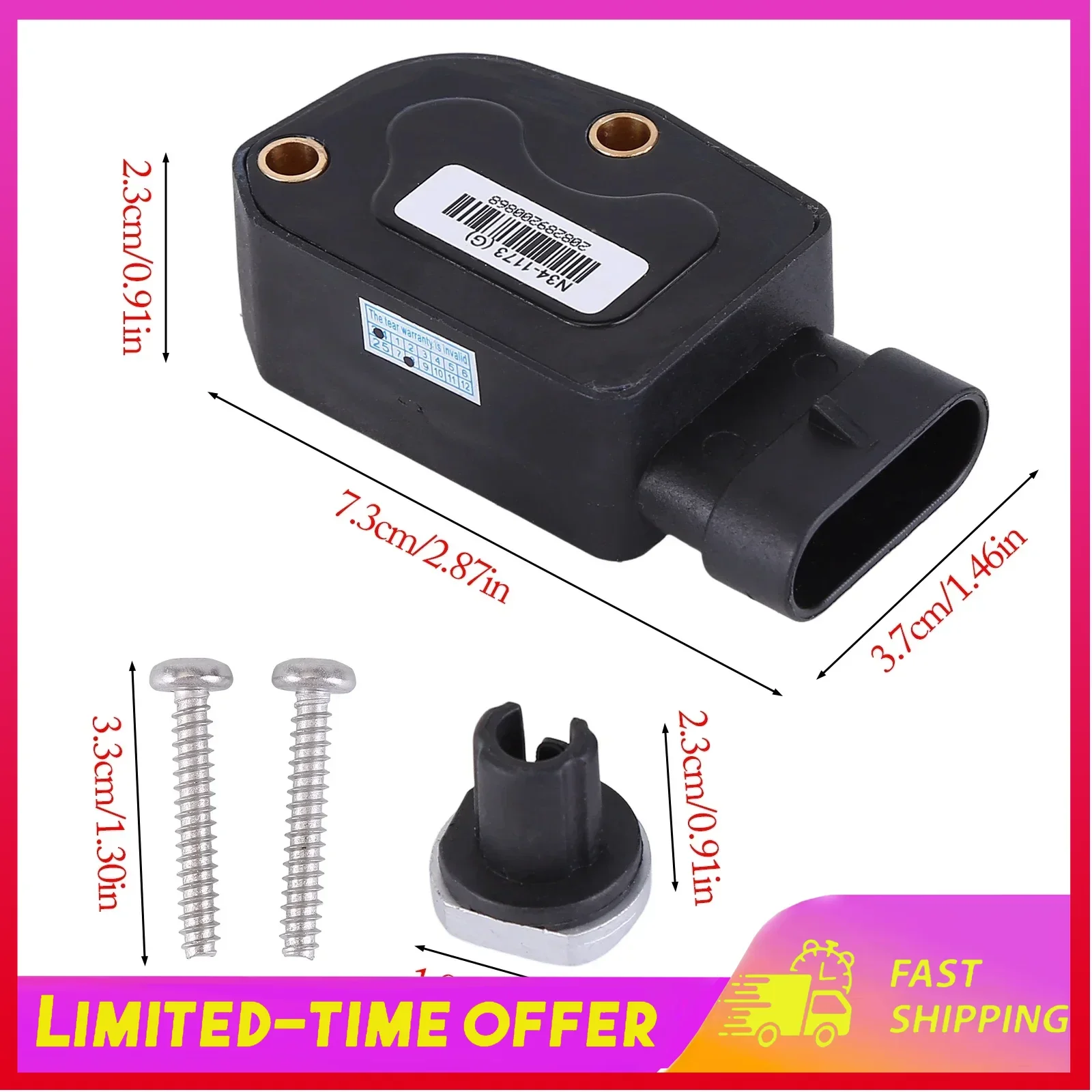 

Throttle Sensor Kit for Club Car 2010-Up Precedent Tempo Onward Gas Golf Cart N34-1173 Automobiles Parts Accessories Automotive