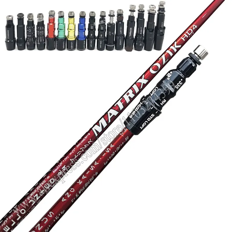 Driver Golf Shaft MA TRIX OZIK4 Graphite Shaft Red Golf Wood Shaft Series Free Assembly Sleeve Golf Accessories Clubs Shaft