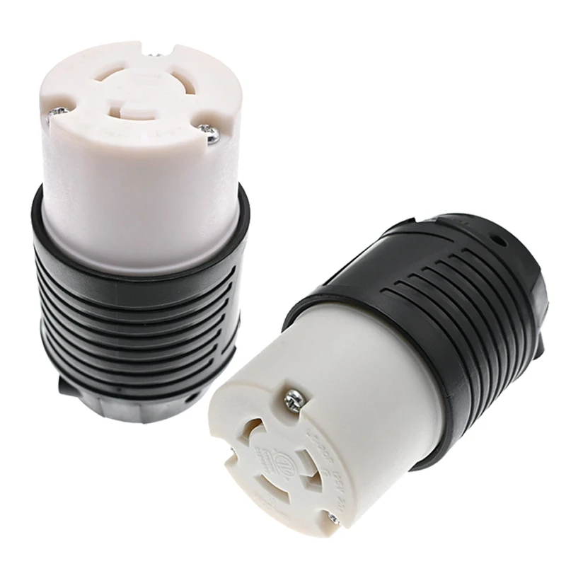 American female three-hole NEMA L5-20R 20A/125V high power assembly socket American industrial outdoor standard self-wiring