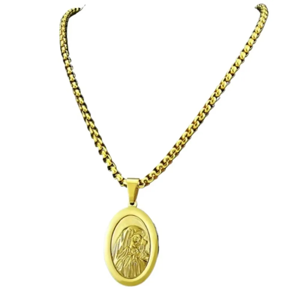 Church Jewelry Classic Style  GF Vacuum Coating Necklace Pendant