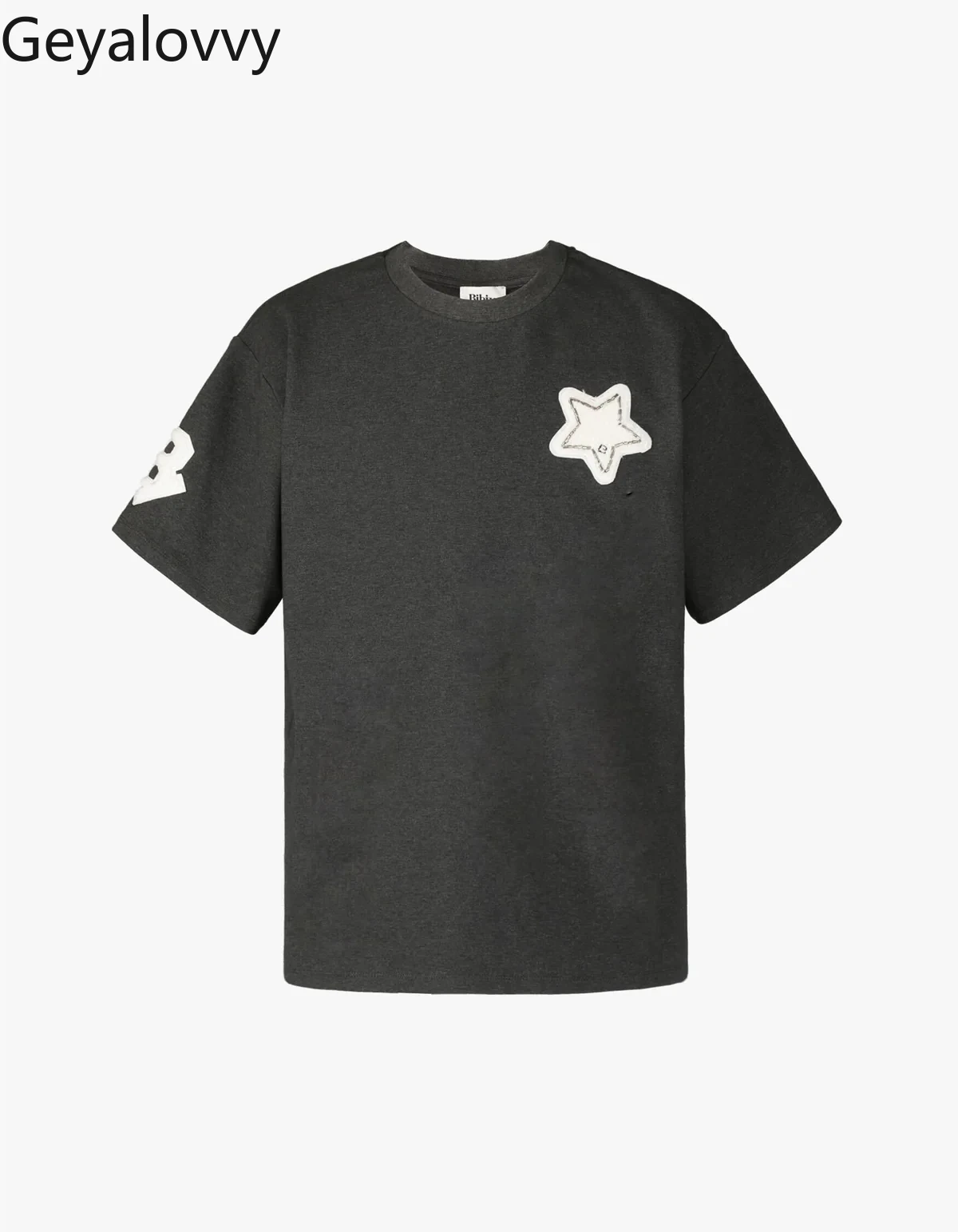 Stella tridimensionale giapponese Basic Versatile Allentato Top a maniche corte Estate New Sweet Girls Girocollo T-shirt bianca