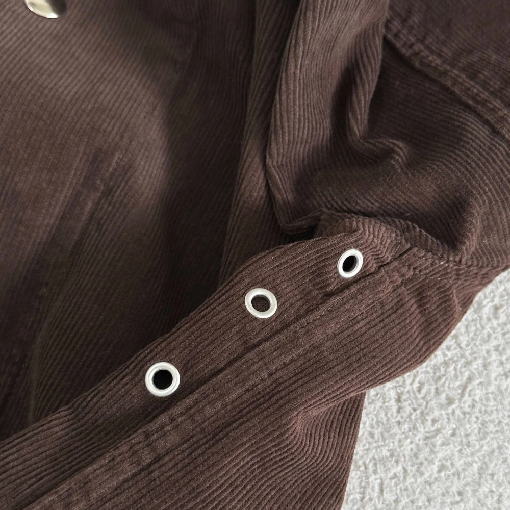 100% Natural Cotton Texture Jacket Women Coat