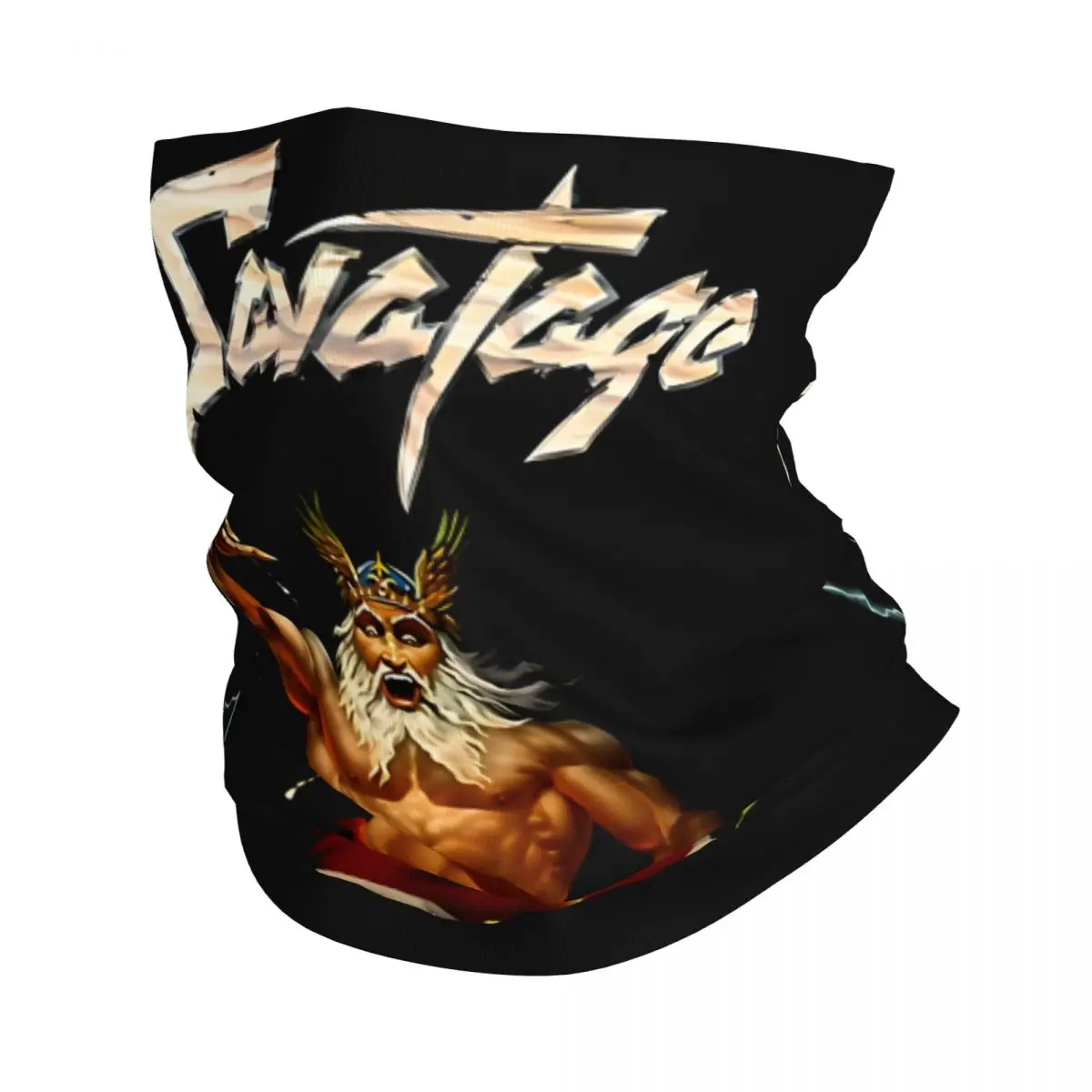 Savatage Live Devastation Motocross Bandana Neck Cover Printed Savatage Face Mask Running Unisex Adult Breathable