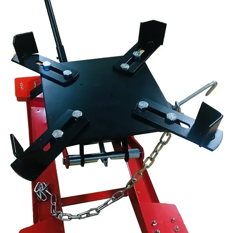 Adjustable Floor Transmission Jack Low Profile Lift Red 0.5Ton Hydraulic Low Position Transmission Jack with CE