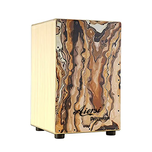 Professional Wooden Cajon Hand Box Drum Set Percussion Instrument For Band Stage Live Performance Beginner Music Daily Practice