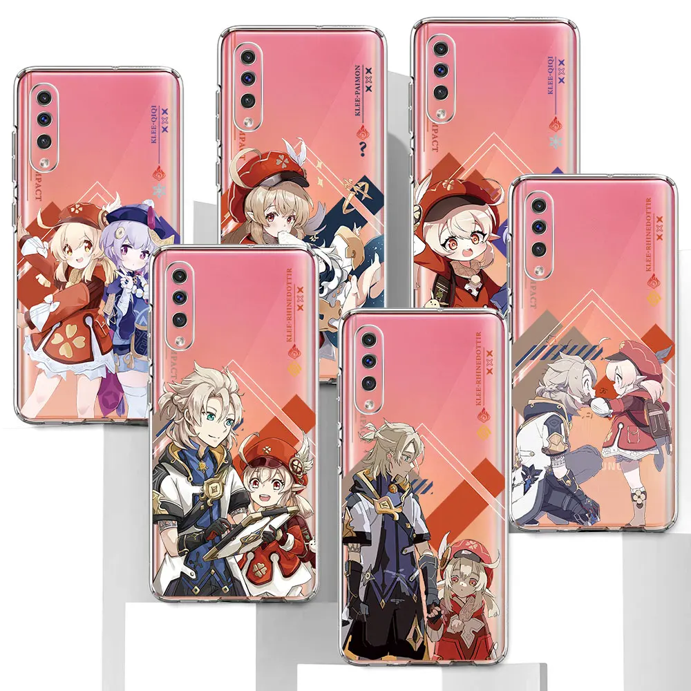 Anime Genshin Impact Case for Samsung Galaxy A04s A10 A20s A7 A01 A02s A03s A20e A30s A40 A6 A70 A70s A50 TPU Soft Phone Cover