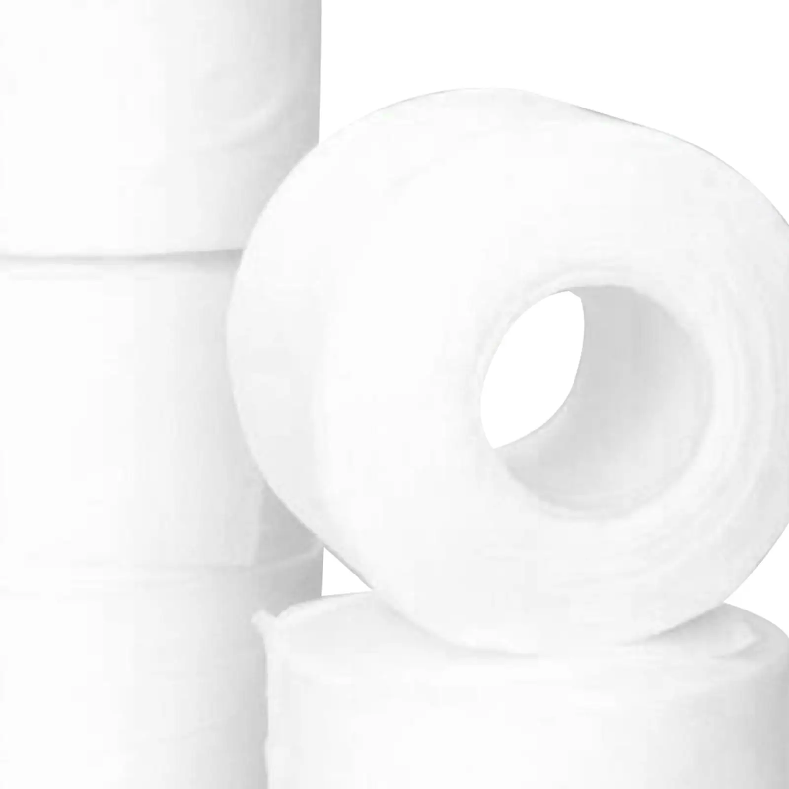 Neck Ruffle Roll Paper Cutting Collar Hair Salon Hairdressing Collar Accs , White