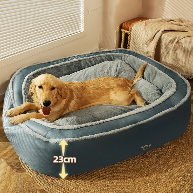 HOOPET Dog House Winter Warm Dog Bed Pet Supplies Four Seasons Universal Dog Cushion Winter Sleeping with Warm Sleeping Cushion