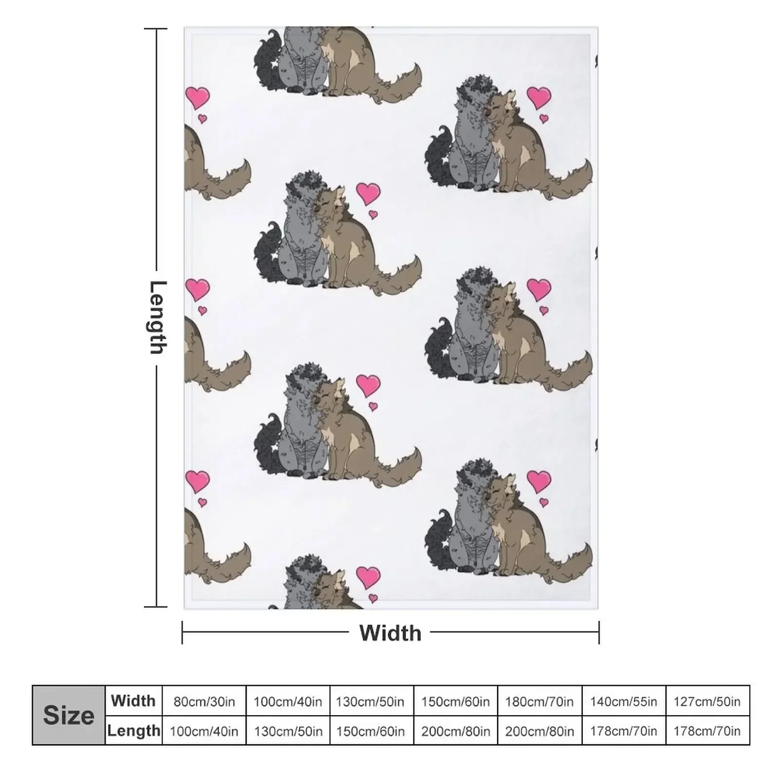 Lovebirds Throw Blanket Hairy Flannel Blankets