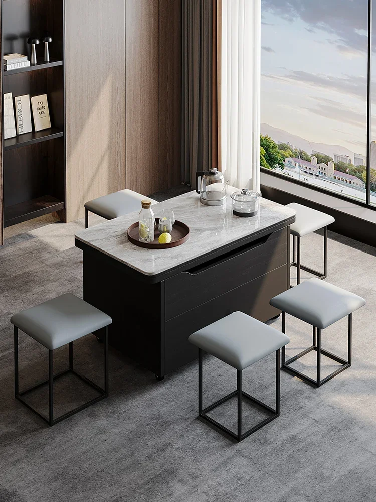 Oulepai multi-functional lifting coffee table mobile tea table dining table