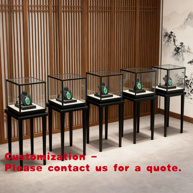 

Customize.Glass Display Showcase Luxury Jewelry Display Cabinet and Museum Racks Shelving Standing Boutique Retail Store