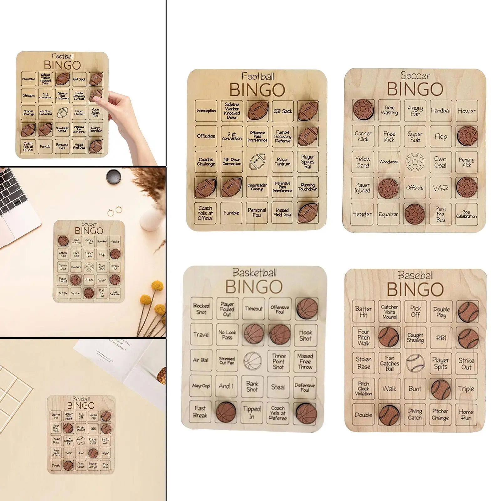 Bingo Game Traditional Bingo Cards Family Game for Large Group Family Kids