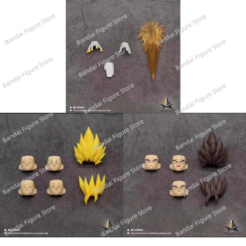 

In Stock TKDIY TKCUSTOM TK Dragon Ball S.H.Figuarts SHF Fit Vegetto Goku Vegeta Custom Headsculpt Set Action Figures