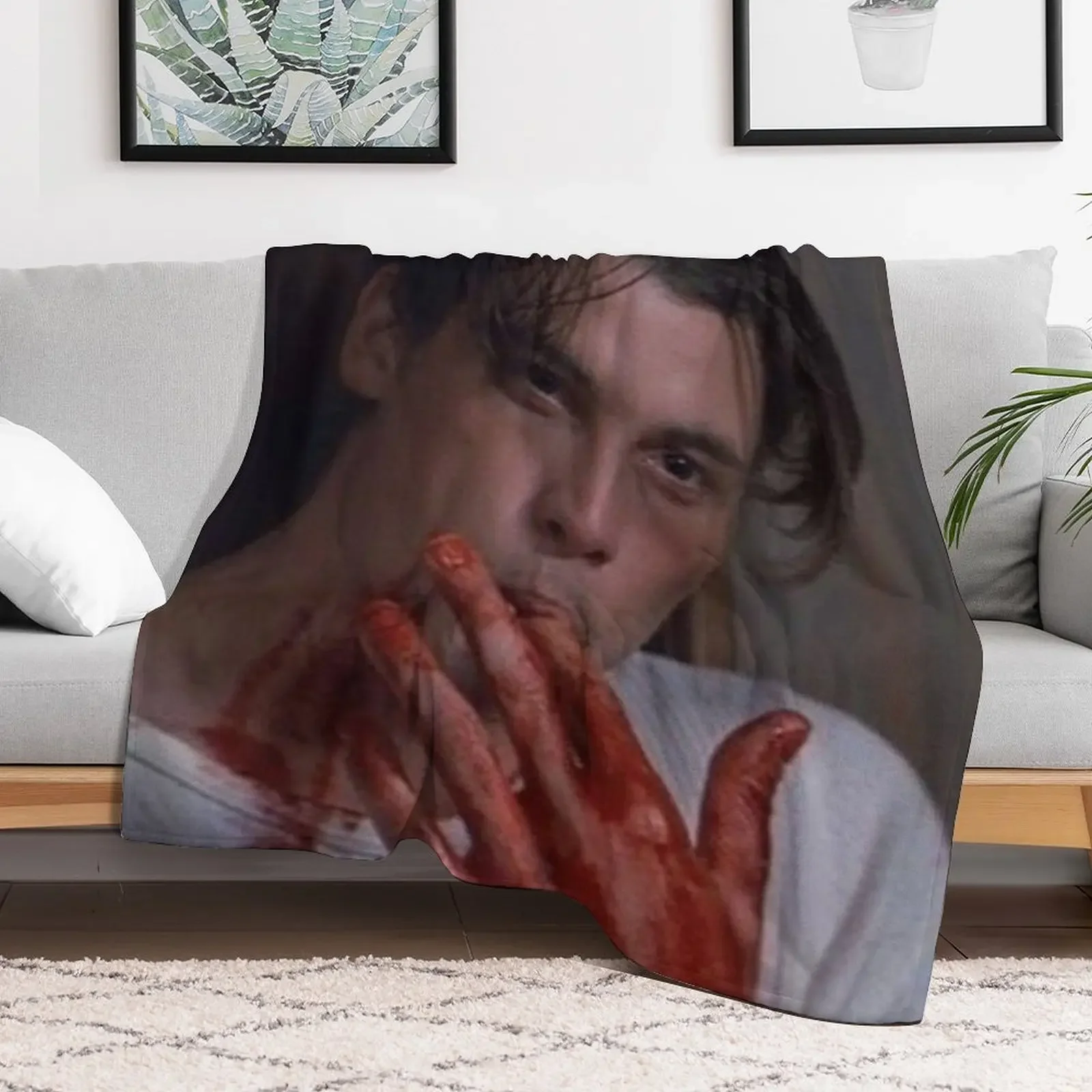 Billy Loomis Throw Blanket Durable Warm Blanket for Daily Home Use