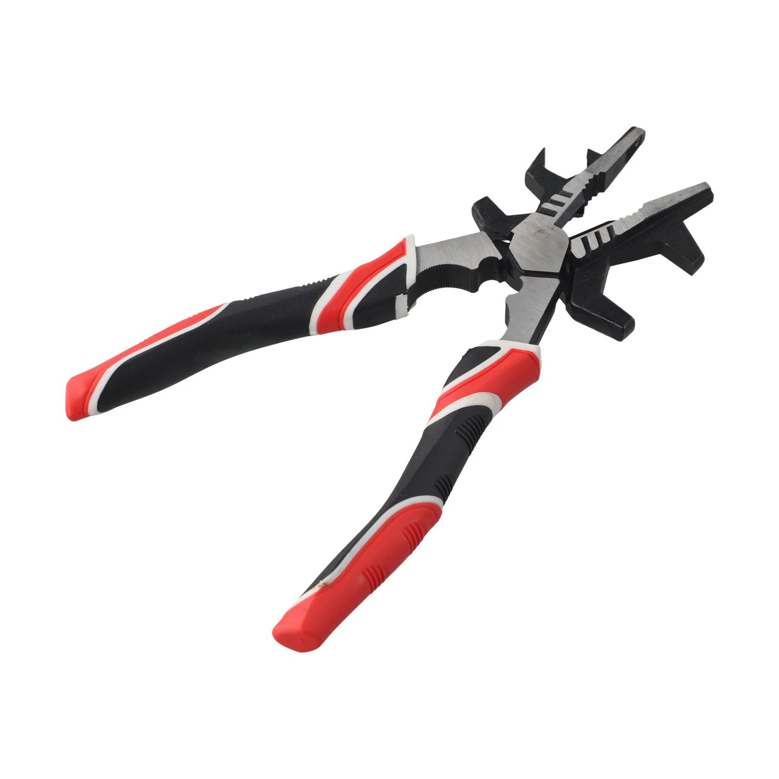 Pinza multifunzione con impugnatura antiscivolo TPR Maniglia antiscivolo Design intuitivo Strumento versatile Acciaio ad alto tenore di carbonio