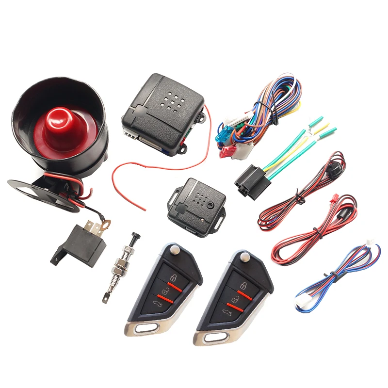 hot selling  Reliable Multi-functional universal Car Alarm Car Immobilizer Anti Theft Burglar Alarm Security System Alarm