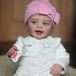 24Inch Yannik Reborn Doll Kit, Already Painted,Soft Vinyl Handmade Bebe Doll Parts, Unfinished Unassembled DIY Reborn Baby Kit