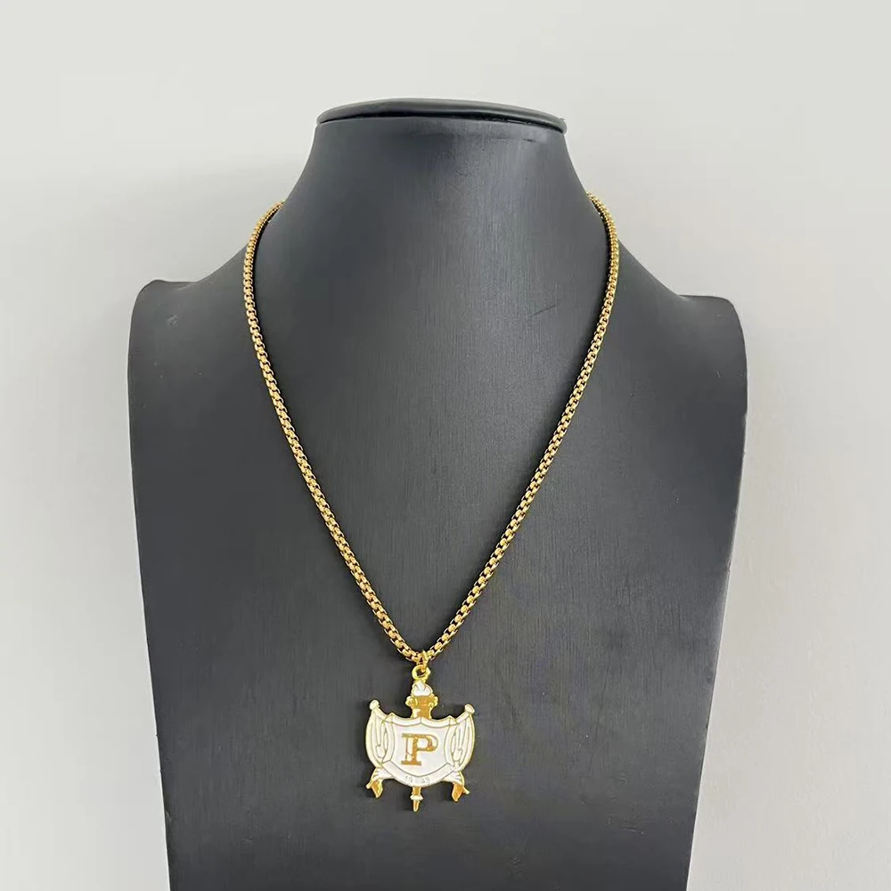 PHILO اليونانية شعار الذهب درع سحر قلادة قلادة