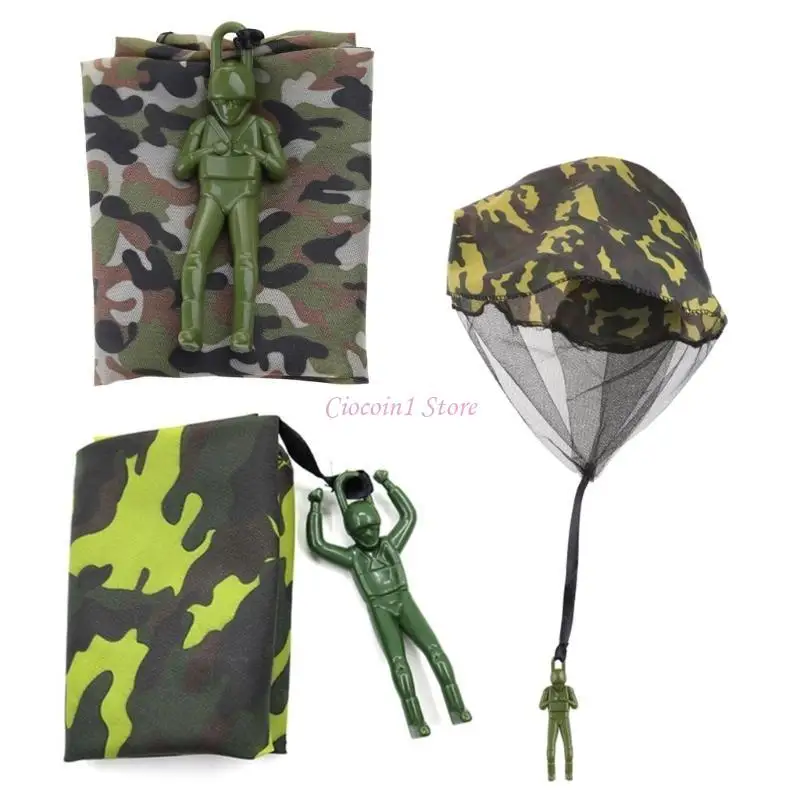 Y1UB لعبة رمي المظلة على شكل جندي كيدي مجموعة ألعاب تنافسية تفاعلية