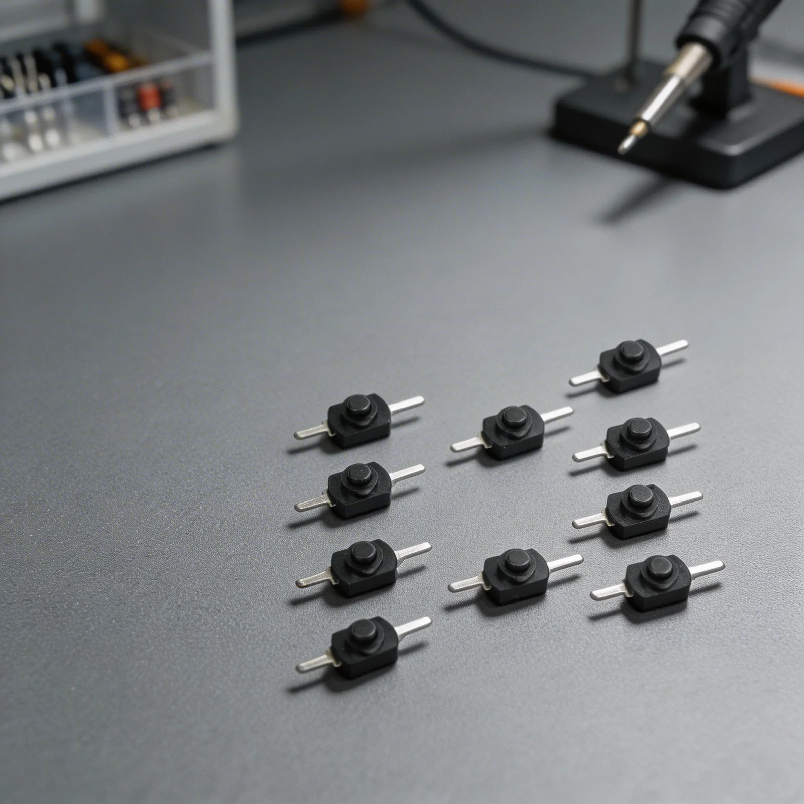 Lightweight Mini Switch For DIY Switch Mini Push Switch Two-terminal Design Tactile Click Easy Installation Compact Lightweight