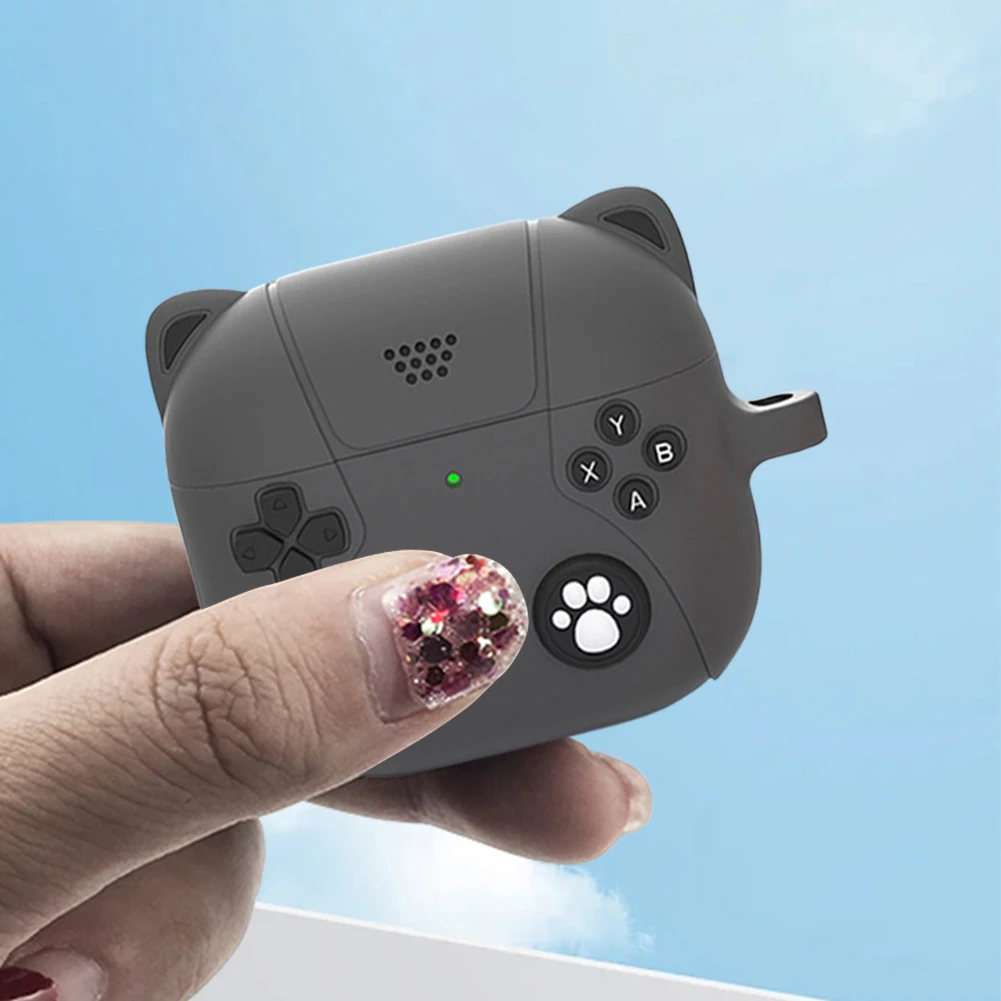 Casing untuk AirPods 4 (2024), casing pengisi daya nirkabel dan berkabel, casing penutup pelindung penuh untuk AirPods 4