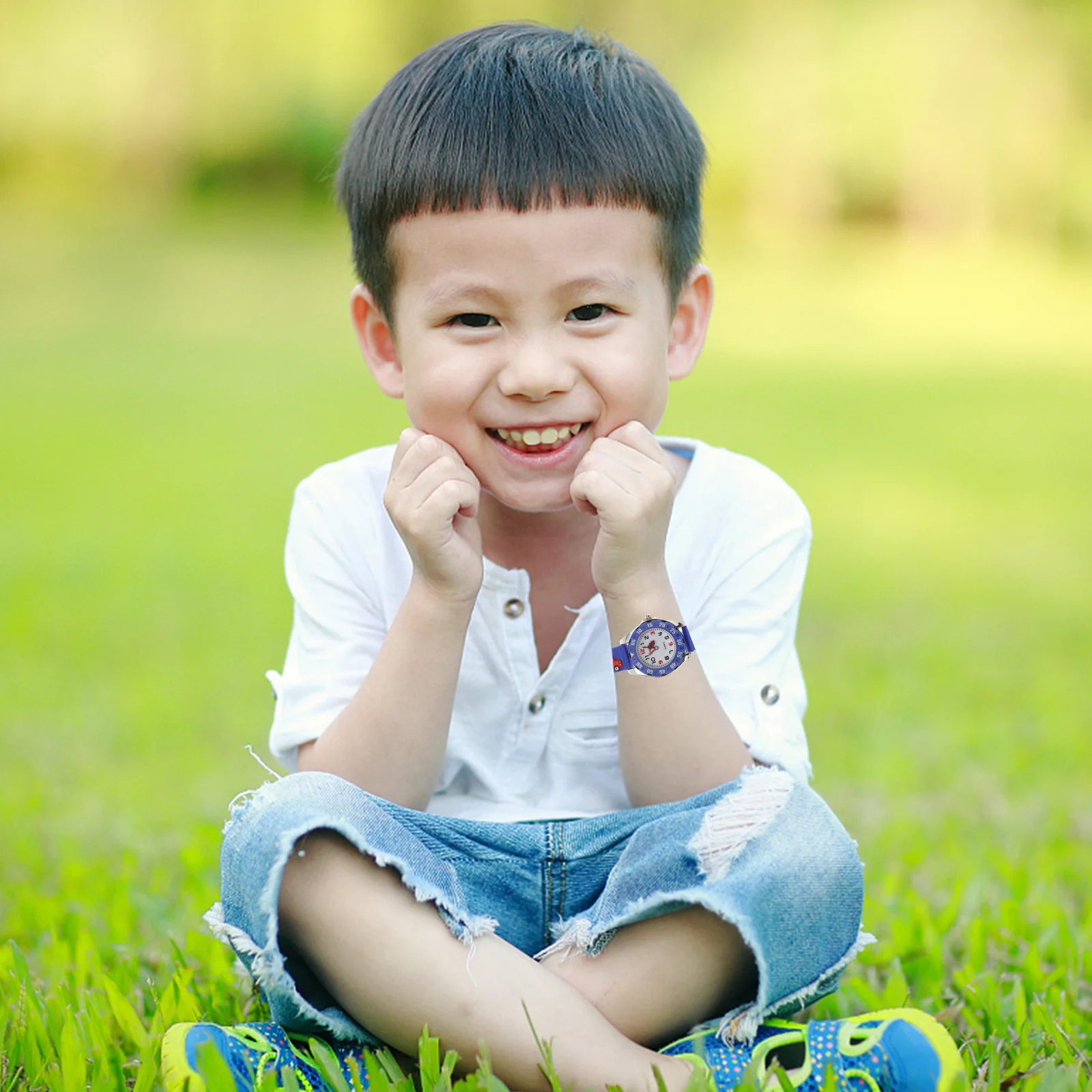 1 pc Waterproof Kids Watch Cartoon Quartz Wristwatch For Children Boys Girls School Outdoor Activities Adorable Creative Watch