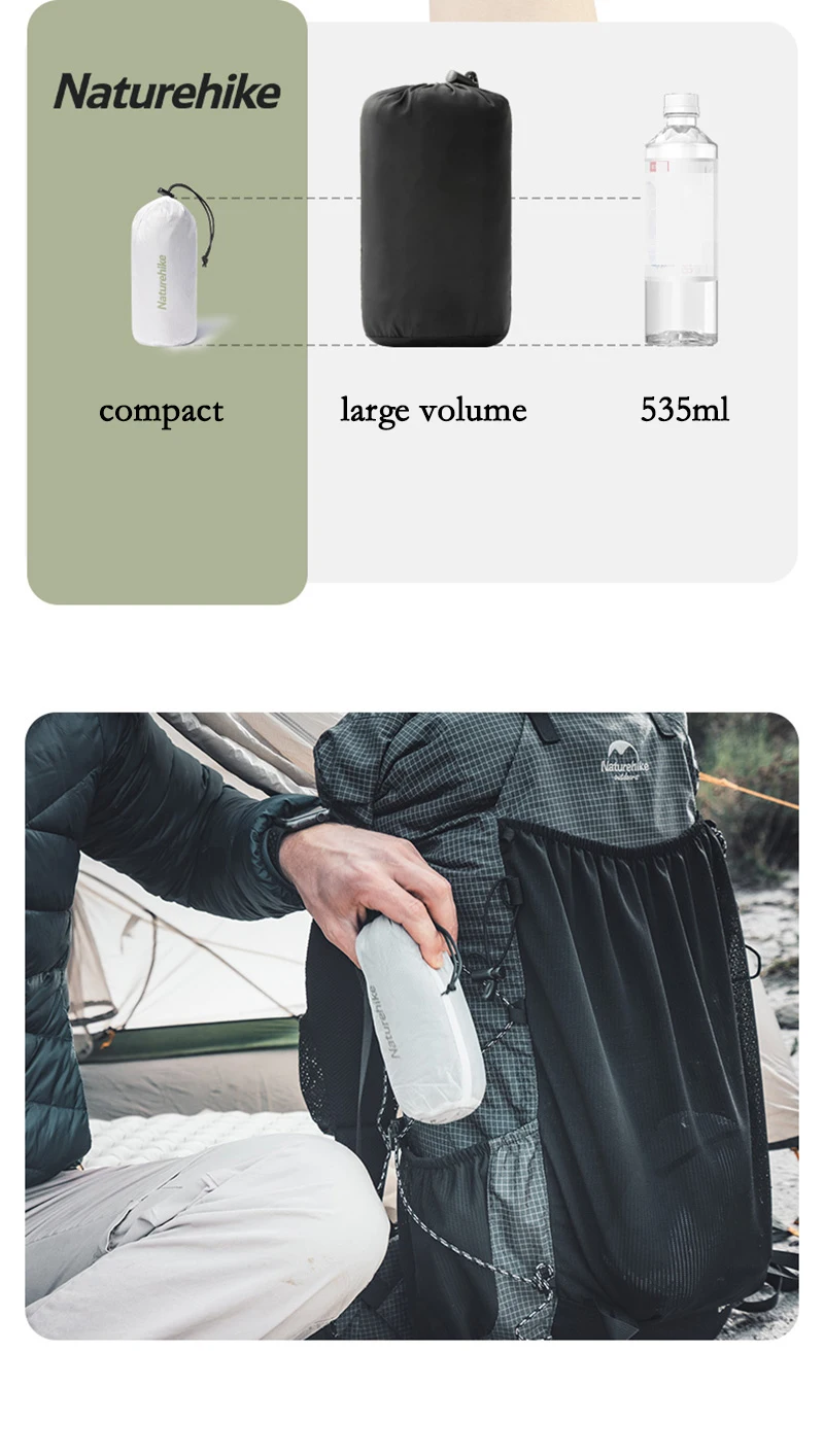 Naturehike Schlafsack Liner Camping Blatt Leichte Tragbare Sommer Schlafsäcke Outdoor Reisen Wandern Camping Schlafsack – Detail 7