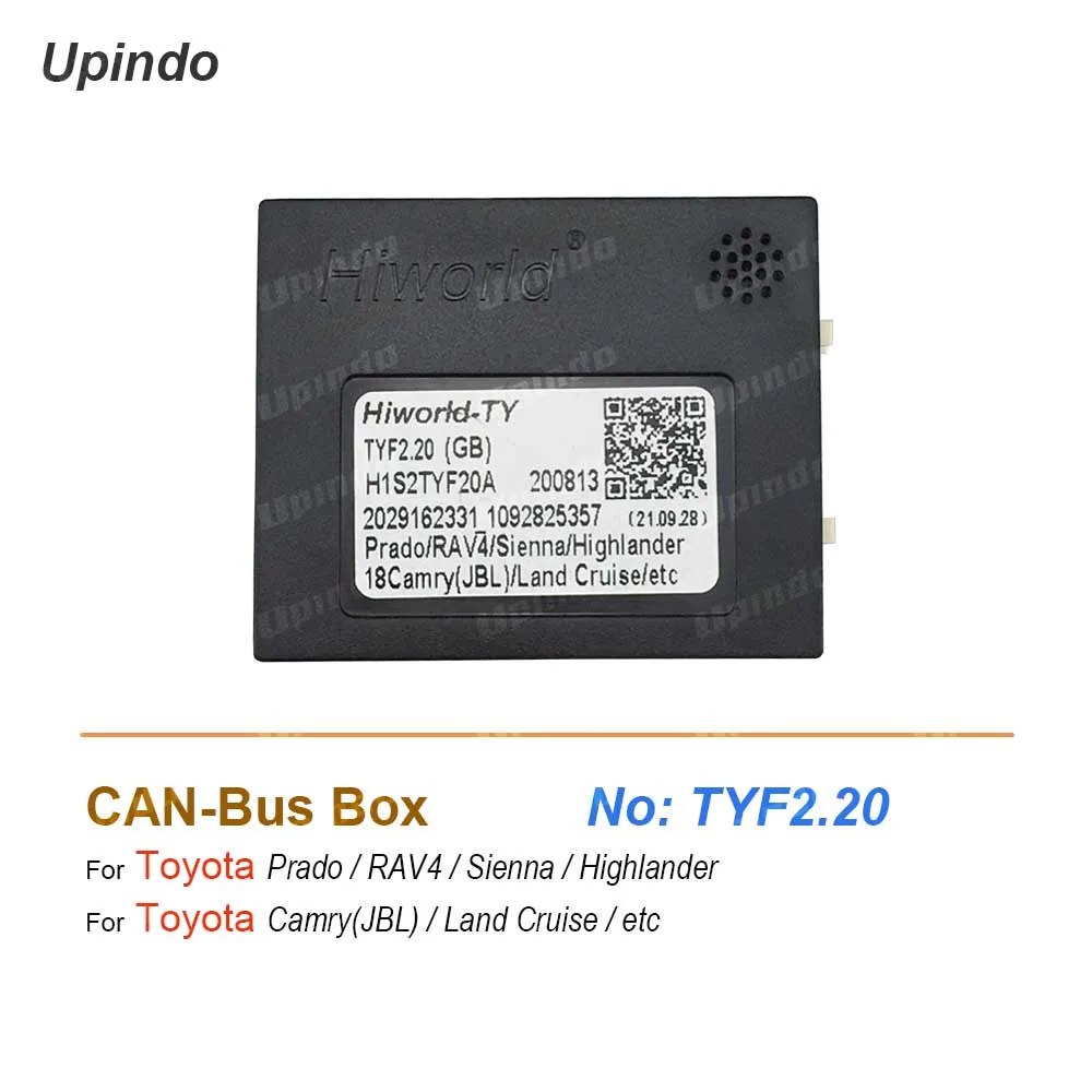 Car Radio Accessories CAN Bus Decoder JBL Audio Adapter For Toyota Prado RAV4 Sienna Camry Land Cruise Avalon Hilux Highlander