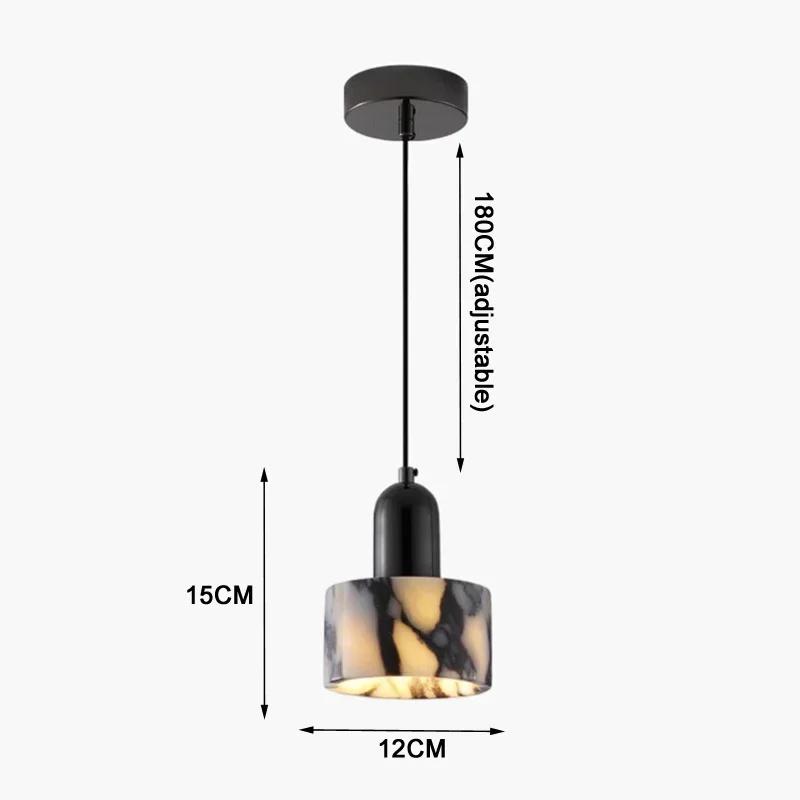 

【Fast Delivery】Luxury Stone Bulgari-Inspired Pendant Lamp Premium Chandelier For Bedroom Bedside Living Room Entryway Dining Tab