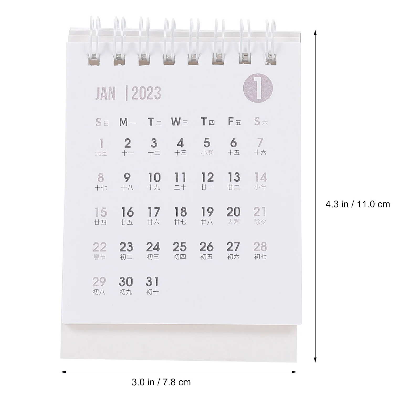 

Calendar Adorn The Office Decor Mini Desk Planner 2023 Small Desktop Minimalist Aesthetic for
