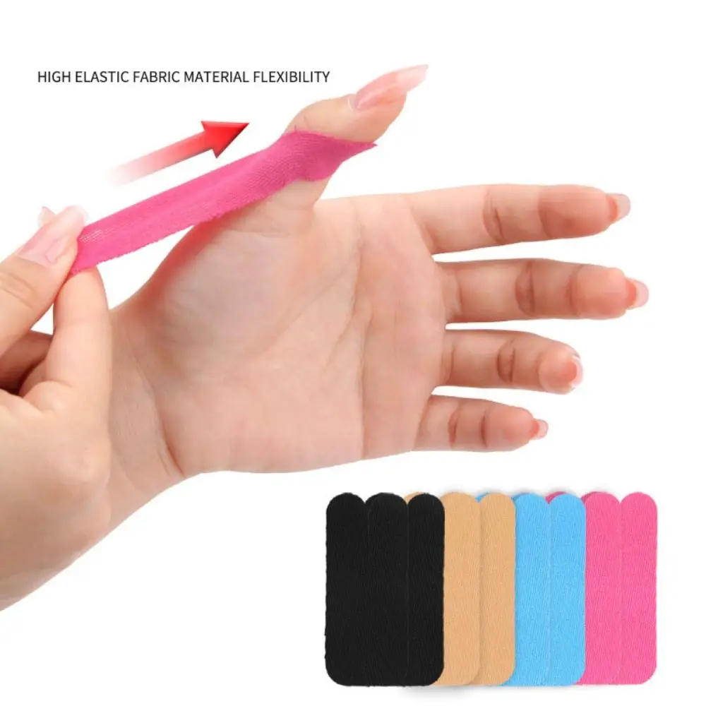 

10Pcs Breathable Kinesiology Tape Cotton Self-adhesive Muscle Patch/sticker Elastic Multi-colored Thumb Support Bandage Men