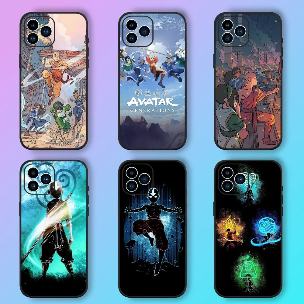 Avatar The Last Airbender Aang Phone Case For Samsung Galaxy A51 A71 A41 A21S A11 A03S A12 A32 A52 5G Black Case