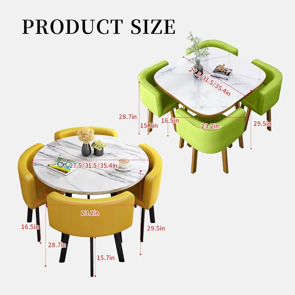 Round Dining Table Set,Kitchen Dining Table Set, Simple Small Round Table,Round Conference Table,Round Modern Dining Table Set