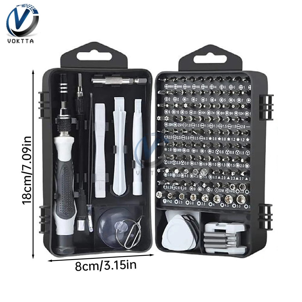 138 In1 Precision Screwdriver Set Mini Magnetic Screw Nuts Bits Professional Driver Tool Multifunction Household Repair Tool Kit