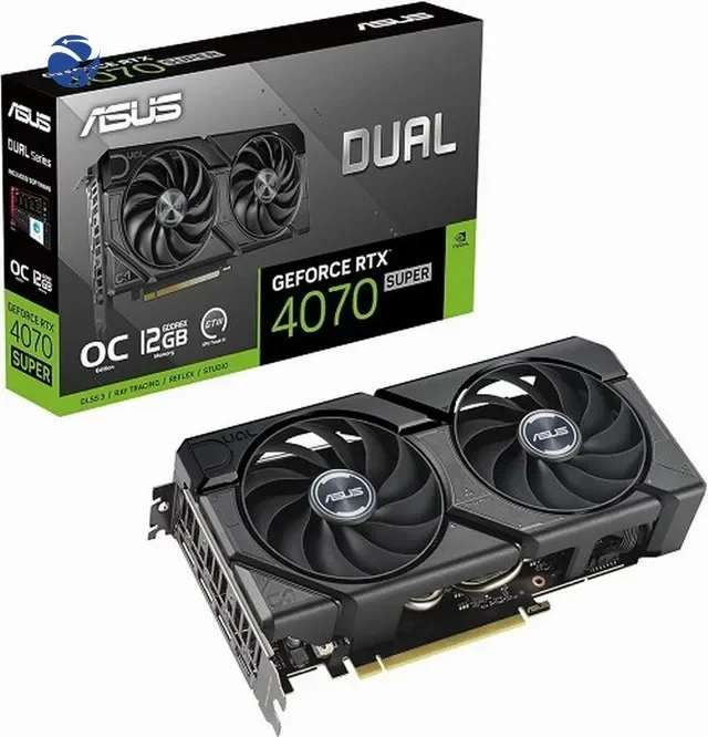 

yyhc Dual RTX 4070 Super 12G GPU with GDDR6X Desktop PC Gaming Video Card 8GB Memory PCI Interface Fan Cooler