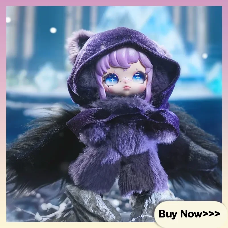 

Dumia Snow Trace Secret Language Series Mysterious Plush Blind Box Cute Joint Activity Doll Kawaii Cartoon Girl Surprise Gifts