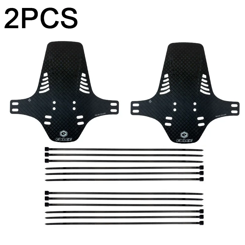 1/2PCS Mountain Bike Fender MTB Mudguard Front Rear Compatible Bicycle Mudguard Fits 26