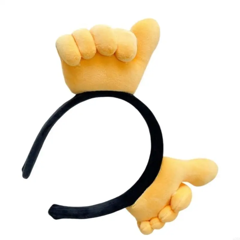 

270D женские и детские головные уборы, игривый обруч для волос, модная плюшевая повязка для волос, подходящая для праздников