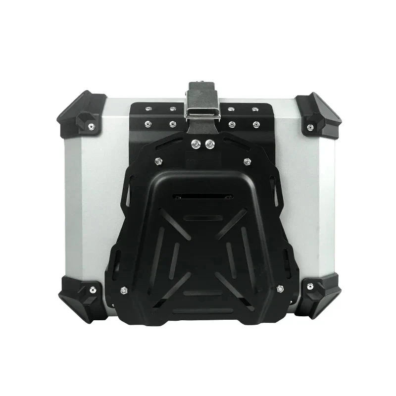 Factory Hot Selling 45L Silver Cer Aluminum Alloy Top Box Motorcycle Tail