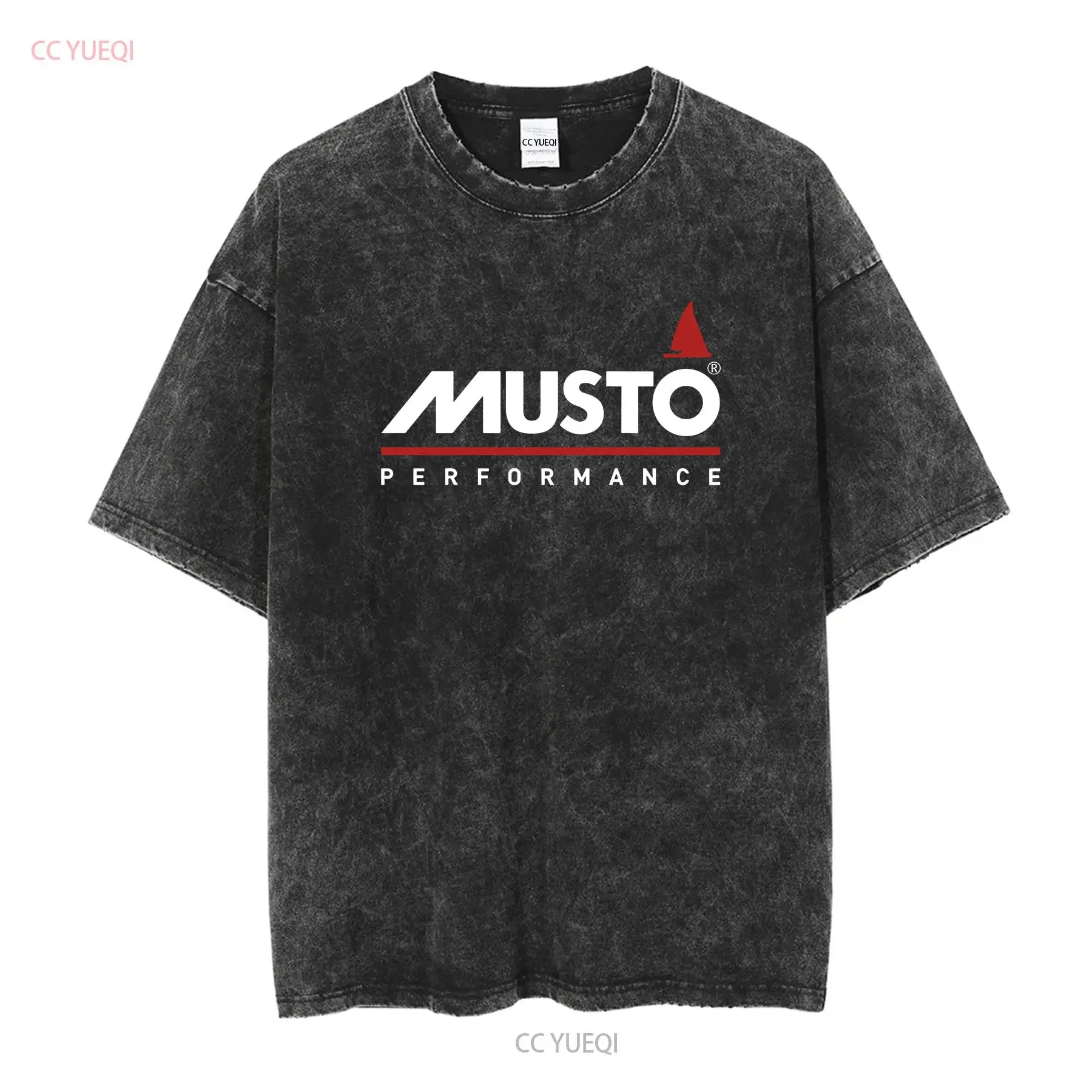 T shirt Musto Performance Men Black Size S 5XL vintage Washed Soft Stylish designer clothes Slightly Stretched streetwear