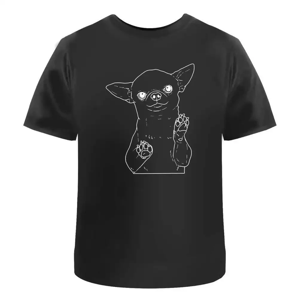 Begging Chihuahua' Men's / Women's Cotton T-Shirts