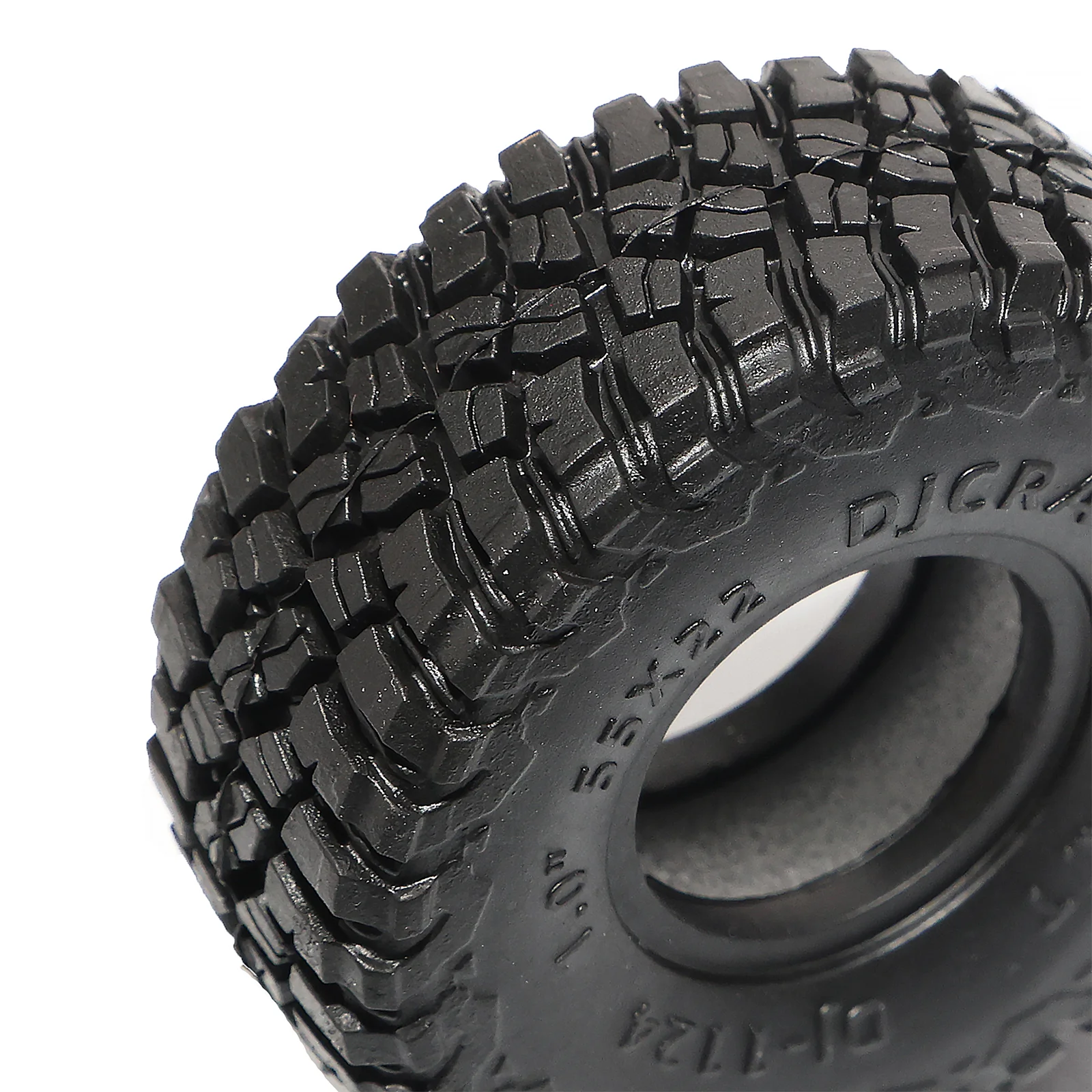 Pneu d'escalade en caoutchouc butyle pour AXIAL SCX24 1/24 FMS FCX24, 1 pouce, tout Terrain, avec éponge de revêtement, pièce de mise à niveau, DJ 90081