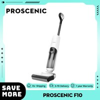 Proscenic F10 Cordless Wet Dry Vacuum Cleaner, Self-Cleaning, Self-Drying, 650ml Water Tank, Max 30min Runtime, 2500mAh Battery