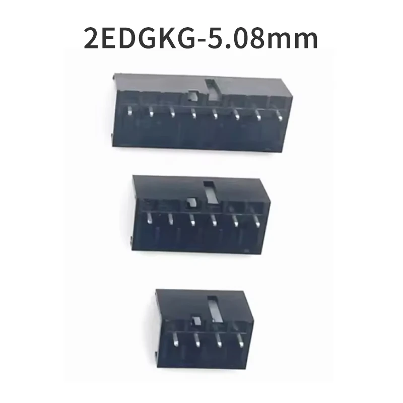 

(1 Piece) 5.08mm PLC terminal block PCB 2EDGKG for Siemens S7-200 1200 SMART Individual headers (solder board holders) 2P~20P