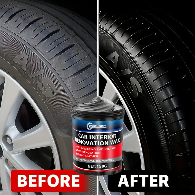 150G of Automotive Plastic Repair Wax Designed for Polishing Car Interiors. Ideal for Fixing Scratches on Bumpers And Inside The
