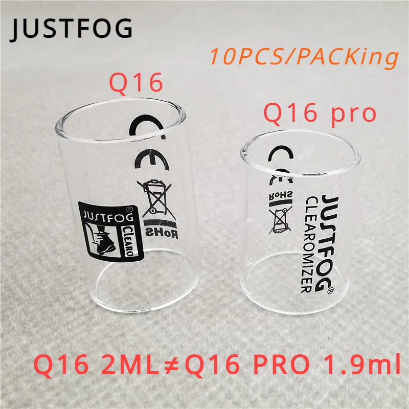 10PCS JUSTFOG GLASS Measuring Cup 5ml for Q16 2ML / Q16 PRO 1.9ml Paper Box Packaging