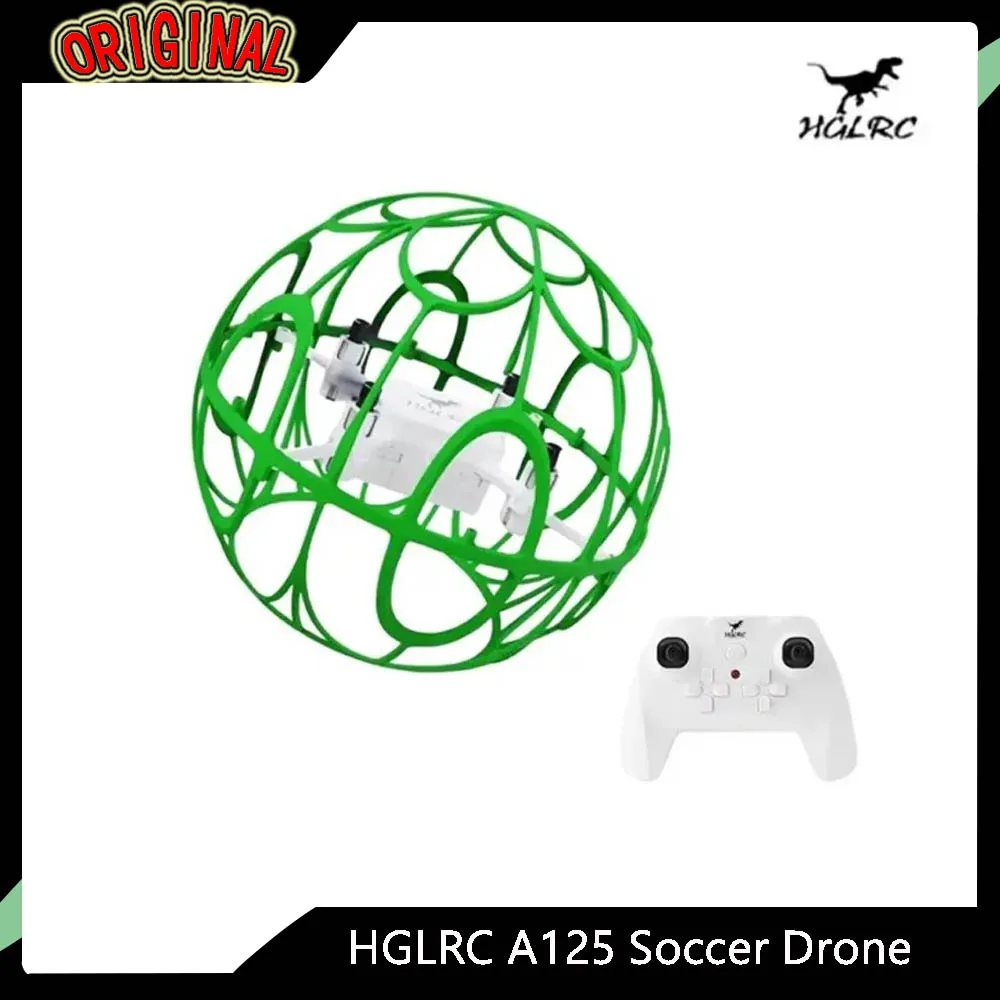 

Футбольный дрон HGLRC A125 2025 — корпус для предотвращения столкновений для начинающих, радиоуправляемый 2,4G для использования в помещении и на открытом воздухе